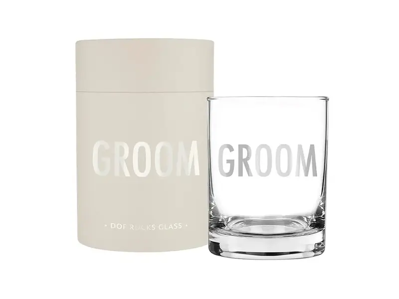 Santa Barbara Design Studio by Creative Brands Dof Rocks Glass - Groom