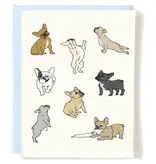 Pop + Paper French Bulldog Card