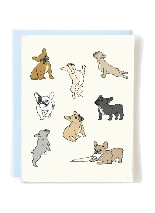French Bulldog Card