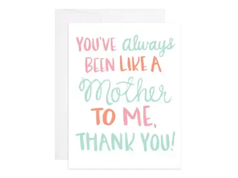 9th Letter Press Second Mother