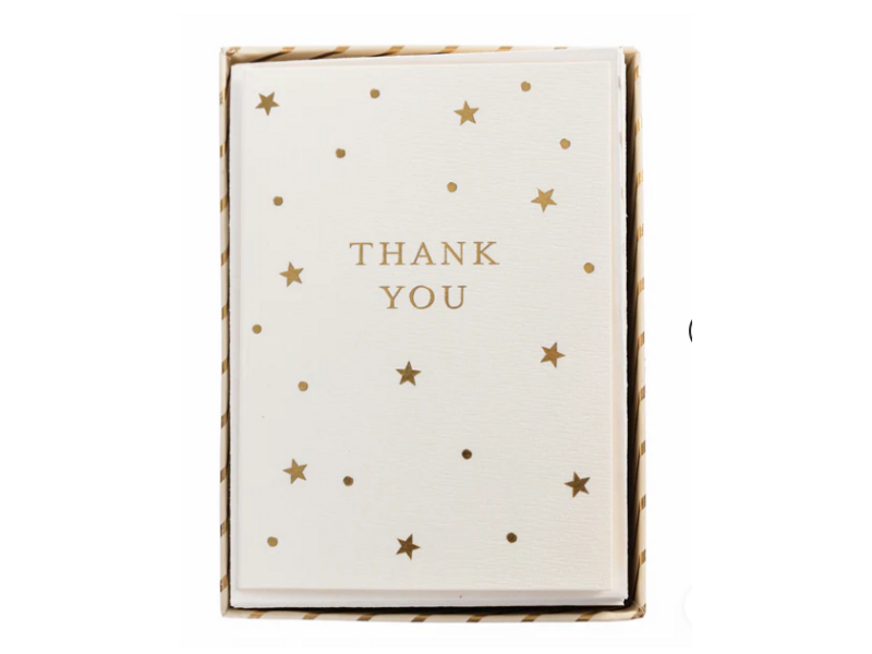 Graphique De France Gold Stars Boxed Stationery; set of 50