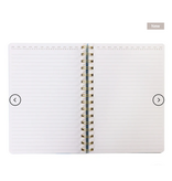 Graphique De France Blue Swirl Modern Journal | Notebook | Planner