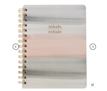 Calm Watercolor Vegan Leather Journal | Notebook | Planner