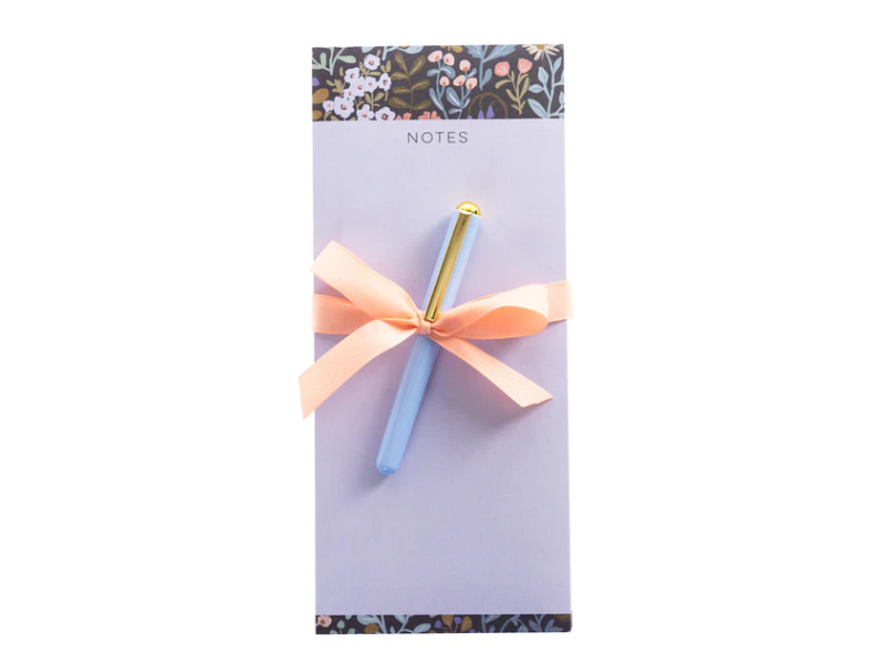 Graphique De France Moody Floral Magnetic Notepad with Pen
