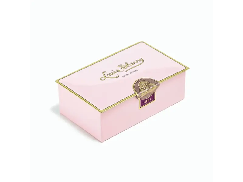Louis Sherry Camellia Pink: Traditional Truffles 2 PC Tin