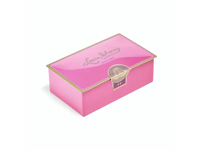 Louis Sherry Draper Pink: Traditional Truffles 2 PC Tin
