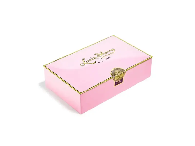 Louis Sherry Camellia Pink: Traditional Truffles 12 PC Tin