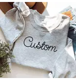 Bash Embroidered Sweatshirt - Chicago - Light Blue XL