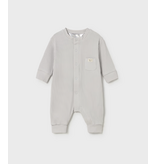 Mayoral Long Onesie Welcome to The Family - Silver