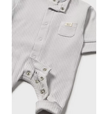 Mayoral Long Onesie Welcome to The Family - Silver