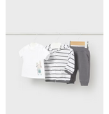 Mayoral 3-Piece Bunny Tracksuit - Slate