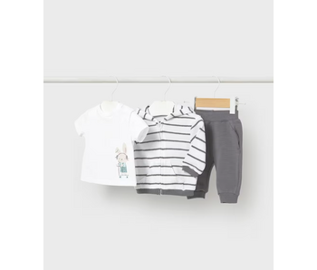 3-Piece Bunny Tracksuit - Slate