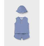 Mayoral 3-Piece Shorts with Hat Set - Velero