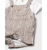 Mayoral Overall Romper and T-shirt Set - Cocoa