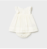 Mayoral Lace Accent Dress with Bloomers