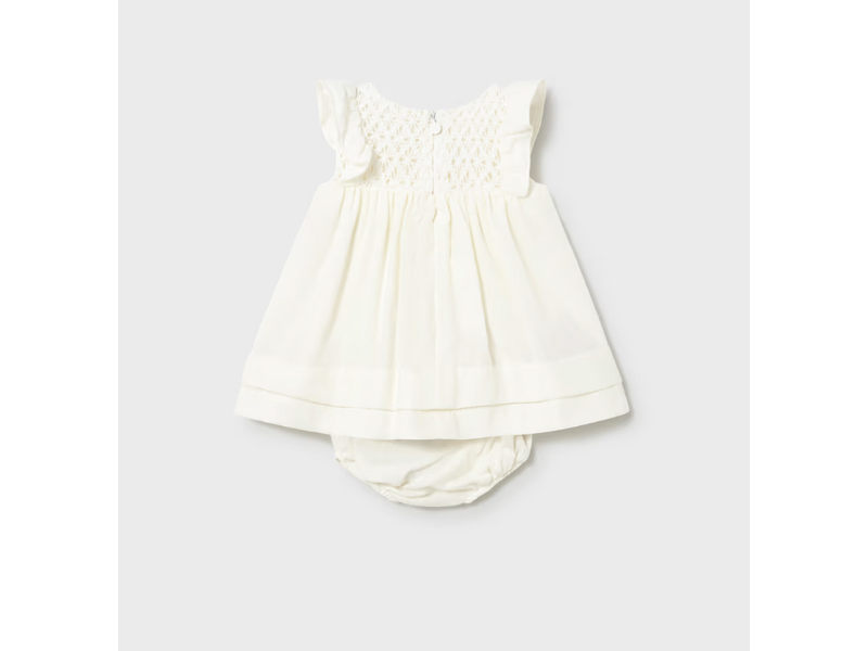Mayoral Lace Accent Dress with Bloomers