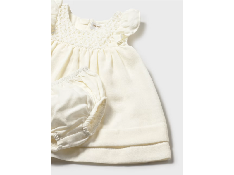 Mayoral Lace Accent Dress with Bloomers