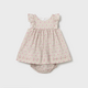 Patterned Dress with Bloomers - Terracota