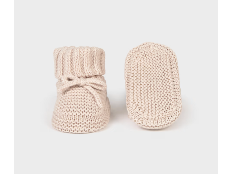 Mayoral Knit Booties Mole - 3 month