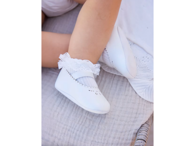 Mayoral Mary Jane Flats - White