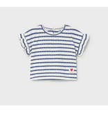 Mayoral Heart Printed T-shirt Porcelain