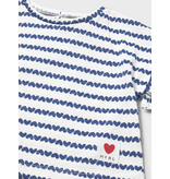 Mayoral Heart Printed T-shirt Porcelain