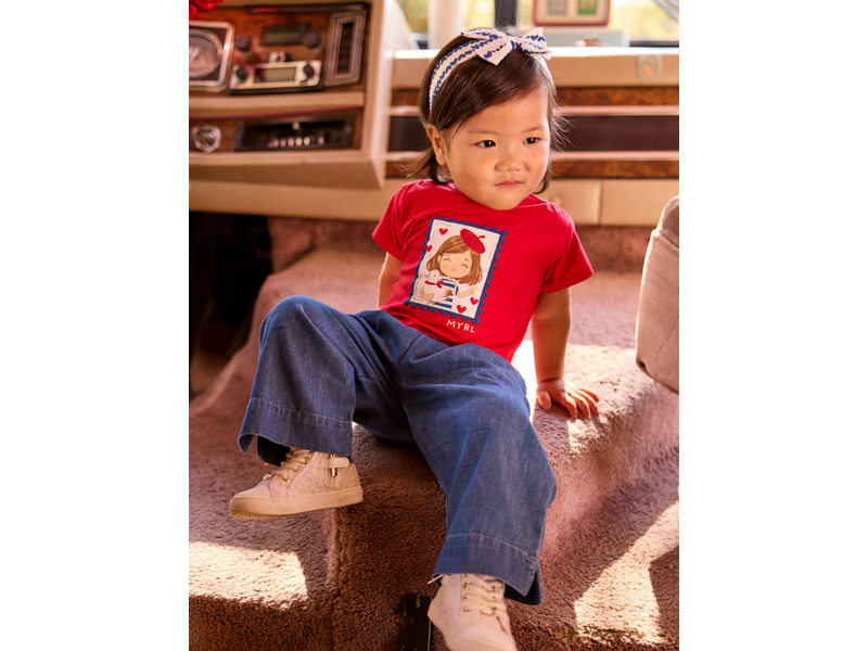 Mayoral Flowy Pants - Dark Denim