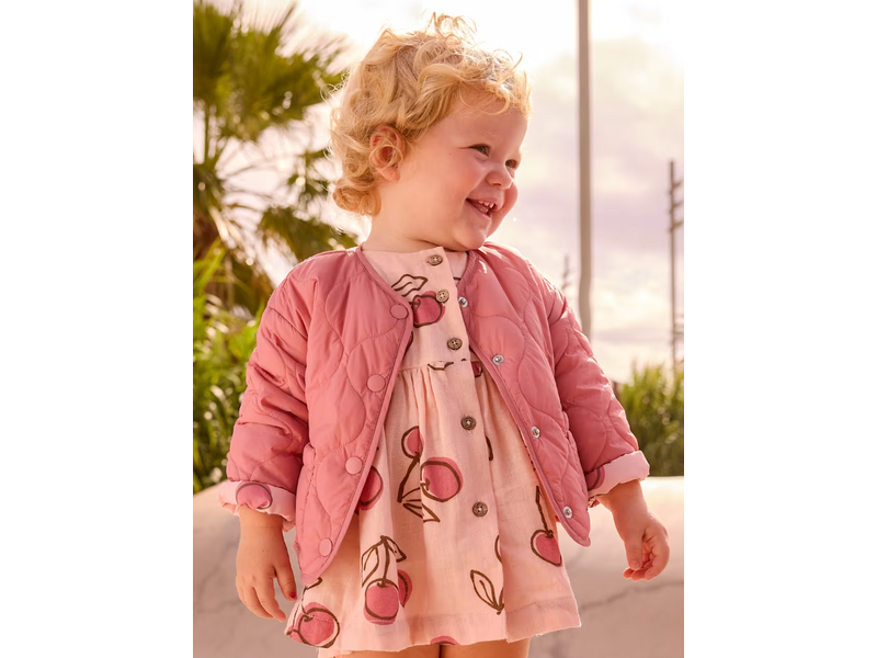 Mayoral Reversible Quilted Windbreaker - Blush