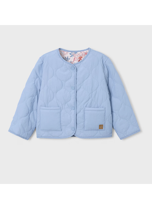Reversible Quilted Jacket - Sky Blue