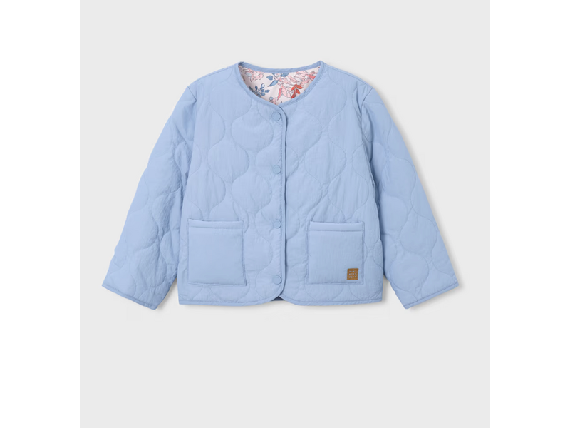 Mayoral Reversible Quilted Jacket - Sky Blue