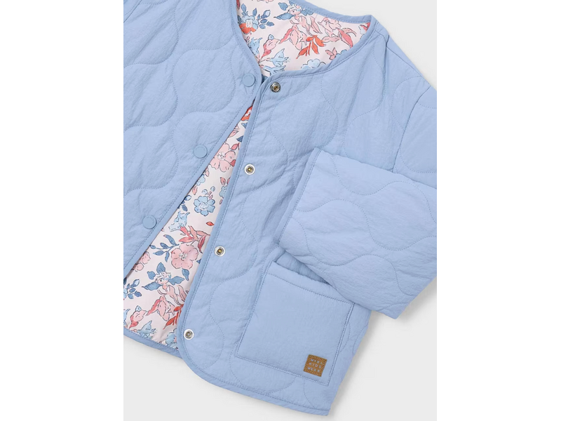 Mayoral Reversible Quilted Jacket - Sky Blue