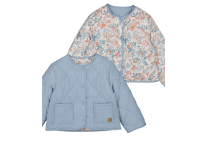 Mayoral Reversible Quilted Jacket - Sky Blue