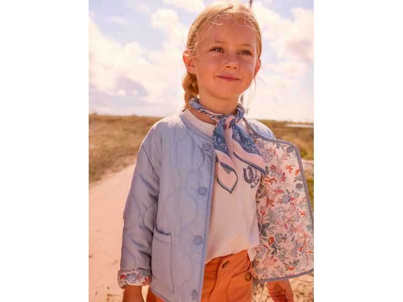 Mayoral Reversible Quilted Jacket - Sky Blue