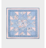 Mayoral T-shirt with Printed Neck Scarf - Bone/Sky Blue