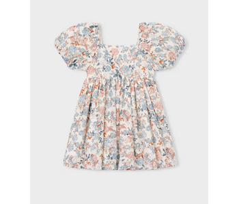 Puff Sleeve Floral Dress