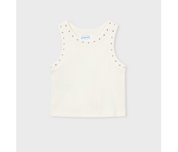 Studded Tank Top - Natural