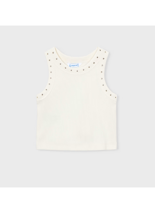 Studded Tank Top - Natural