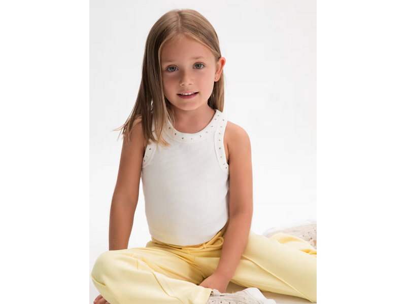 Mayoral Studded Tank Top - Natural