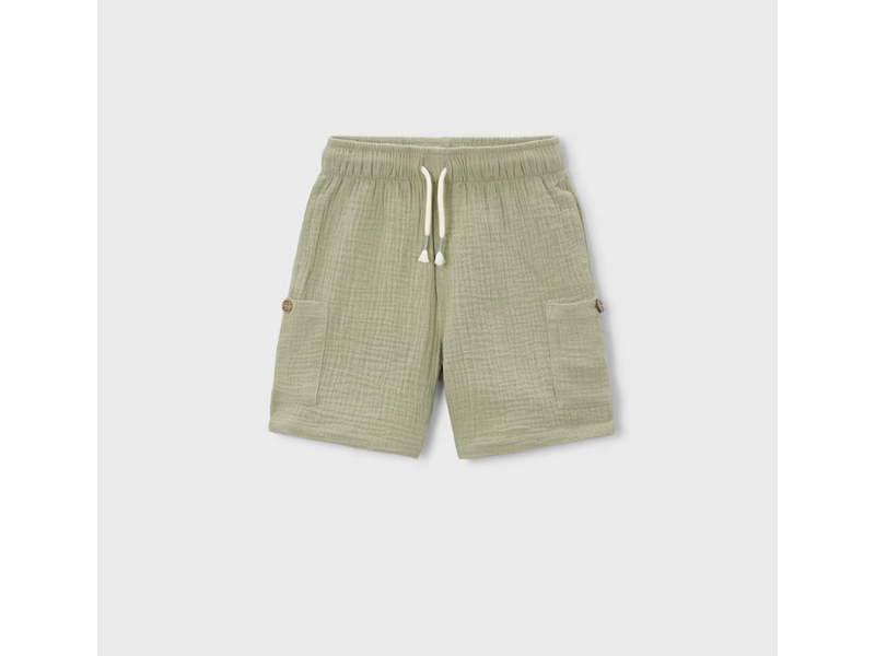 Mayoral Wide Leg Bambula Shorts - Bamboo