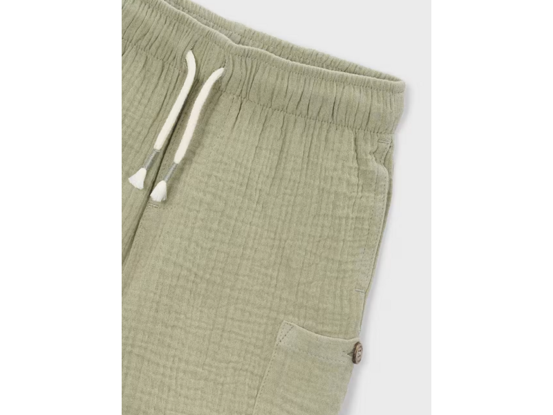 Mayoral Wide Leg Bambula Shorts - Bamboo