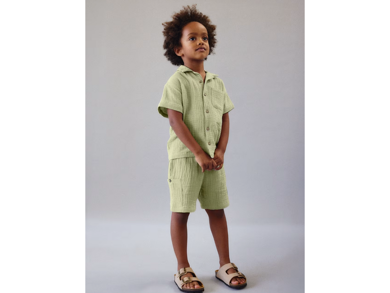 Mayoral Wide Leg Bambula Shorts - Bamboo