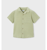 Mayoral Short Sleeve Button Down Shirt - Bamboo