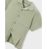 Mayoral Short Sleeve Button Down Shirt - Bamboo