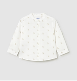 Mayoral Linen Mao Shirt - Cream