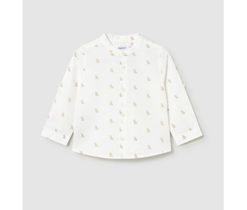 Linen Mao Shirt - Cream