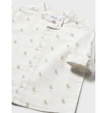 Mayoral Linen Mao Shirt - Cream
