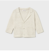 Mayoral Knit Blazer - Oat Heather