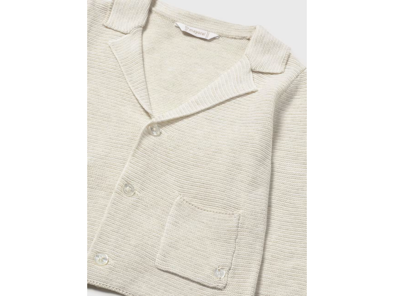 Mayoral Knit Blazer - Oat Heather