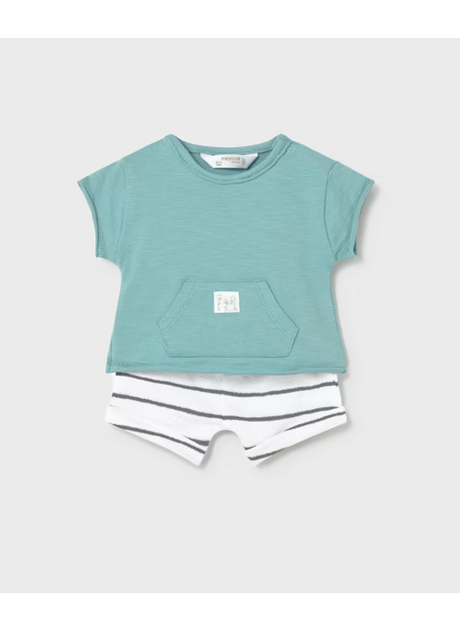 2 Piece Knit Set - Glass/Stripes