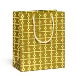 Red Cap Cards Geometric Gold - Medium Gift Bag